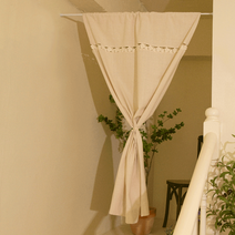 빈티지 플로랄 레이스 가림막 커튼