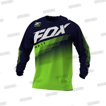자전거의류 2021FOX남녀 롱반팔 여름얇은타입 자전거 오토바이 레이싱카 라이딩복