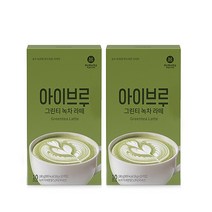 맥널티 아이브루 그린티 녹차라떼 10T x 2개(총20개입), 10개입