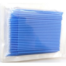 네오 마이크로 면봉 100개입 속눈썹면봉 네일아트면봉, 100개, 블루