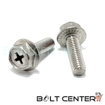 스텐후렌지육각볼트 봉단위 와샤볼트 풀림방지 플랜지, 스텐후렌지육각볼트 M6X10-300개
