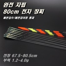 80cm 완전자립 전자 장찌 민물 전자찌 스마트찌 민물낚시찌 하우스 찌 중층 수제 고부력 저부력 내림 나노 올림찌 장찌, PQ14(75.3cm/3.5g)