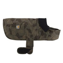 칼하트 펫 강아지 펌 덕 코트 옷, Medium, CH Duck Camo Tarmac