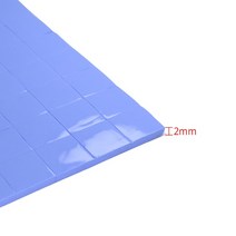 써멀패드 그래픽카드 TISHRIC-CPU 쿨러 냉각 전도성 팬 방열판 실리콘 패드 100mm x 100mm 0.5mm 1mm 1.5mm 2mm 열 패드 절단/절단되지 않음, 04 Cut 2 mm