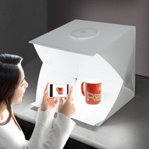 셀프촬영 포토박스 미니스튜디오 소품촬영 LED램프 화이트박스 블로거 쇼핑몰창업 중형 대형, 중
