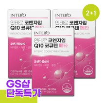 인테로 코엔자임 Q10 코큐텐 메타 30g, 60정, 3개