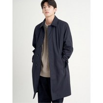 BEAN POLE 네이비 패디드 라이너 탈부착 싱글 트렌치 코트 28303