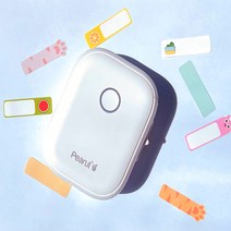 피넛 미니 라벨 프린터 라벨지, 연속라벨, 화이트