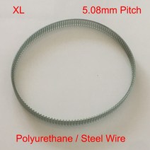 180XL 90 91 92 톱니 10mm 너비 5.08mm 폴리 우레탄 PU 스틸 와이어 코그 동기식 타이밍 벨트, 02 1Piece 12mm_01 180XL