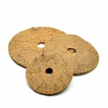 코코넛 코이어 멀칭 매트 주말농장 15cm 15cm, 3개
