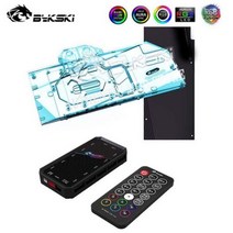 Bykski A-SP6900XTSE-X 사파이어 Radeon RX6900XT 16GB 니트로 + 스페셜 에디션 그래픽 카드 GPU 쿨러 VGA 블록 용 워터 블럭, with controller 12V