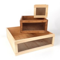 메시 빈티지 우드 박스 사과 나무 10t8, 10.직사각상자-기본형22x14x4.5cm