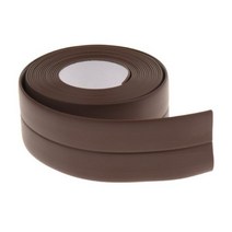 샤워부스물막이 3.2m/1m x 22mm Windows 목욕 테이프 씰링 스트립 PV 주방 방수 벽 스티커 셀프 접착 솔기 화장실 코너 씰, Brown, 2mx2.2cm
