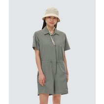 스노우피크 어패럴 SNOWPEAK APPAREL 씬테크 여성 우븐 반바지 점프수트 Light Khaki S24MWSOP33 S24MWSOP33LK 307085