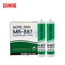 모아 mr-887 무초산 외부용실리콘 렉산 석재 외장 내후성, 백색