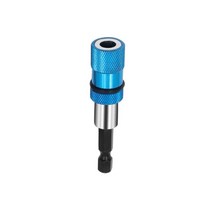 마그네트 드릴 1/4 인치 육각 생크 전기 드릴 비트 마그네틱 스크루 드라이버 홀더 바 연장, 01 Blue