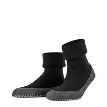 FALKE 남성 남자 Cosy구두 신발 M HP 슬리퍼 양말 레드 (파이어 8150)., 5-6, Black (Black 3000)