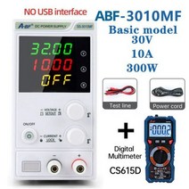 A-BF 실험실 가변 DC 전원 공급 장치 메모리 기능 30A 10V 300W 실험실 프로그램 가능한 실험실 벤치 전원 공급 장치, ABF-3010MF 4, 01. 영국, ABF-3010MF 세트
