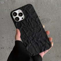 아이폰 블랙 물결 케이스