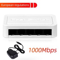 3.0 5 포트 기가비트 스위치 이더넷 분배기 10/100/1000Mbps RJ45 허브 LAN 인터넷 어댑터 미니 네트워크, EU-5 Port 1000Mbps 2