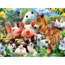 복돼지 가족 우드 직소퍼즐 해돼지띠 행운 행복 재물 장수 가져다주는 럭키피그 나비 말 풍수 조각퍼즐 모음 어르신 효도선물 집콕취미 집중력향상 성인용 스트레스 해소, 복돼지 가족 퍼즐03호, 300피스