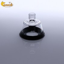 강아지 산소방 산소발생기 케이지 Canack 수의학 마취 마스크 산소 동물 얼굴 PP 링 스테인레스, 04 Size2