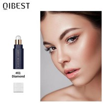 컨실러 다크서클 타투 흉터 컨실러 qibest face 하이라이터 스틱 메이크업 글로우 페이스 컨투어 브론저 3d 메이크업 코렉터 컨투어 스틱 일루미네이터 코스메틱, 1