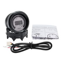 유면계 유량계 52mm LED 듀얼 디스플레이 부스트 물 오일 온도 오일 압력 전압계 공기 연료 비율 EGT 타코, 08 Voltmeter