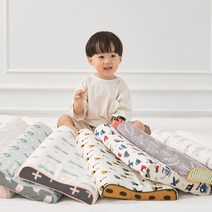 슬립스파 유아동 라텍스 짱구 신생아 어린이 주니어 베개커버, 02_베이비클라우드커버-부릉부릉