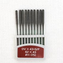 (오렌지미싱) 슈퍼 DVx43 오렌지 화학섬유용 삼봉 미싱바늘 재봉바늘