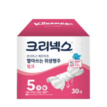 크리넥스 빨아쓰는 위생행주 핑크 점보 30매, 30개입, 1개