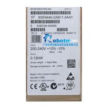 MICROMASTER 440 주파수 변환기 6SE6440-2AB11-2AA1 0.12KW 220V 무료 DHL UPS 페덱스 포함 신제품, 한개옵션0
