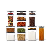 러버메이드 브릴리언스 밀가루 설탕 파스타 저장 용기, Set of 14, Container