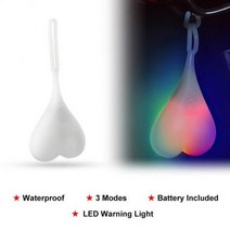 자전거후미등 라이트 전조등 자전거 미등 멀티 조명 실리콘 후면 테일 사이클링 LED 하트 볼 계란 안전 램프 도로 Mtb 시트 포스트 라이트닝 안전한 내구성, 01 Red