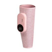 Smabat 무선 다리 마사지기 공기압 안마기 마사지기 온열 휴대용, 1개 (한쪽 다리), 핑크색