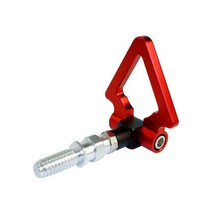 자동차견인고리 CNSPEED 견인 후크 BMW 유럽 자동차 트레일러 레이싱 나사 알루미늄 CNC 삼각형 링 JDM YC, 03 빨간, 빨간