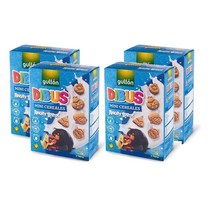 Gullon Biscuits Dibus Mini Angry Birds 구욘 디버스 미니 앵그리버드 비스킷 250g 4팩, 4개