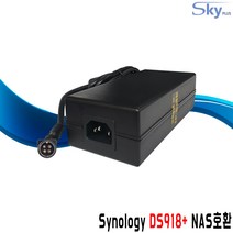 12V8.33A 시놀로지 Synology DS918+ NAS호환 4PIN 국산 어댑터, 어댑터 단품(AC코드 미포함)