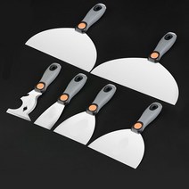 퍼티 헤라 도장 미장칼 스테인레스 스틸 건식 벽체 석고 스크레이퍼 도구 퍼티 흙손 벽 청소 삽 건설 도구, 01 FO4040  2inch