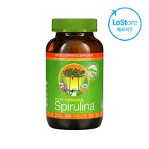 뉴트렉스하와이 퓨어 하와이안 스피루리나 Pacifica 500 mg 400 태블릿