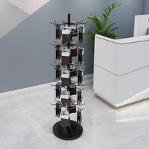 엽서 진열대 브로셔 거치대 팜플렛 리플렛 가판대 홍보물, 블랙 5 층