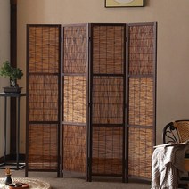 격자 무늬 반투명 파티션 가림막 전시 카페 업소용 식당 공간분리, 높이 180x 너비 40cm 4폭C