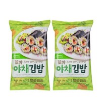 풀무원 꼬마 야채김밥 세트, 4개입, 124g