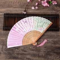 벚꽃 접이식 대나무 부채 전통부채, 상세 참조