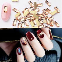 e세상 젤네일용품 모음 네일아트 네일스톤 네일글리터, 1개, 다이아몬드플랫파츠(핑크)