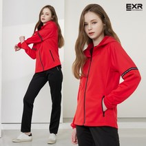 [EXR] 여성 테크 트랙수트 세트 레드