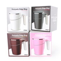 오슬로_롤리폴리 스텐진공 엣지머그 브라운470ml