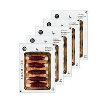 바우와우 한상 떡갈비 오리 80g x 5개 강아지 간식 애견 껌