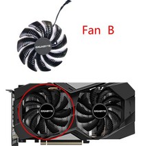 노트북거치대 노트북 냉각 패드 하이 라이저 높이 조절 거치대 새로운 88mm 4pin t129215su pld09210s12hh 냉각 팬 기가바이트 gtx 1050 1060 팬, b의