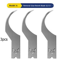 휴대폰수리도구 정비공 수제 그라인딩 블레이드 CPU 고무 제거 나이프 다기능 마더 보드 칩 IC 수리 인성, Model A